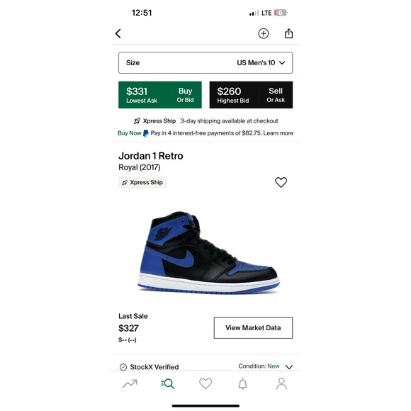 Jordan 1 Royal